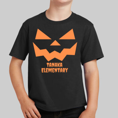Youth T-Shirt - Jack O Lantern - Orange Thumbnail