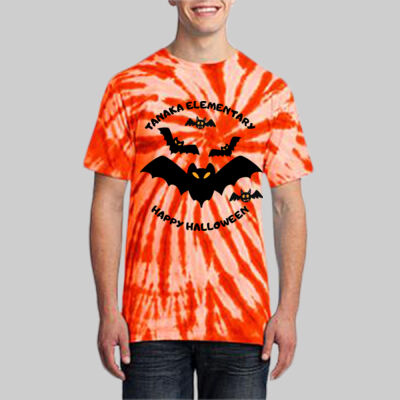 Adult Tie-Dye T-Shirt - Bats Thumbnail