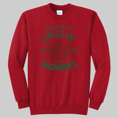 Adult Crewneck - Chillin' - Green Thumbnail