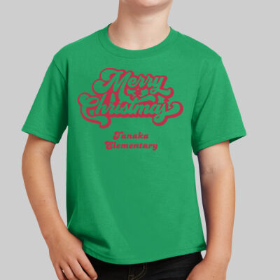 Youth T-Shirt - Merry Christmas - Red Thumbnail
