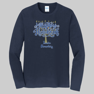 Adult Long Sleeve Shirt - Happy Hanukkah Thumbnail