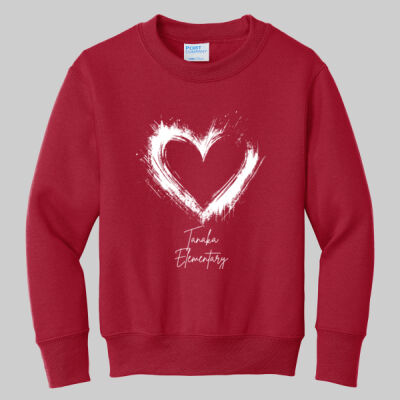 Youth Crewneck - Valentine's Heart Thumbnail