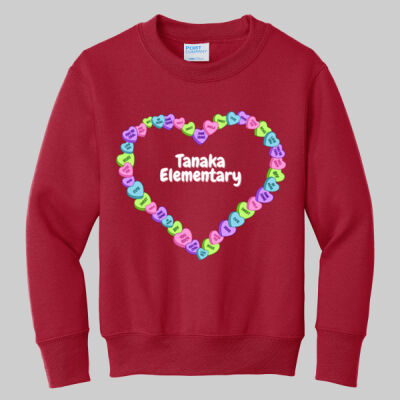 Youth Crewneck - Candy Hearts Thumbnail