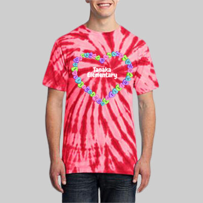 Adult Tie-Dye T-Shirt - Candy Hearts Thumbnail